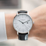 Sternglas "Hamburg Solar" Watch in Stainless Steel, White Dial