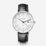 Sternglas "Hamburg Solar" Watch in Stainless Steel, White Dial