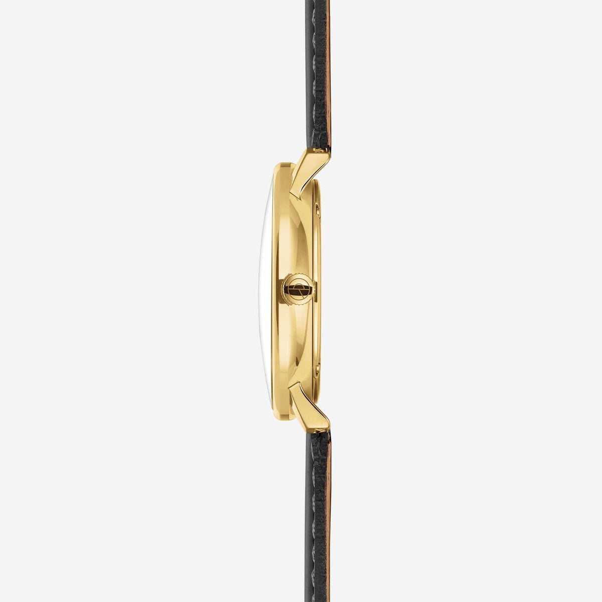 Sternglas "Naos Edition Heritage" Quartz Watch in Gold-Tone, Espresso Brown Dial