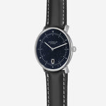 Sternglas "Naos Edition Aventurine" Quartz Watch in Steel, Dark Blue Aventurine Dial