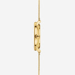 Sternglas "Naos XS Edition Elyra" Women's Quartz Watch in Gold-Tone, Sunray Gold Dial