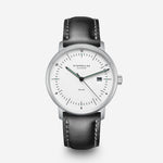 Sternglas "Naos Solar" Watch in Stainless Steel, White Dial
