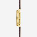 Sternglas "Naos Solar" Watch in Gold-Tone Steel, Dark Green Dial