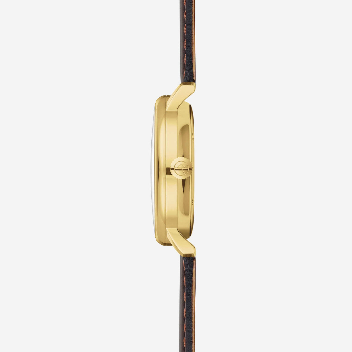 Sternglas "Naos Solar" Watch in Gold-Tone Steel, Dark Green Dial