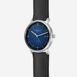 Sternglas "Naos Solar Edition Titanium" Watch in Titanium, Dark Blue Dial