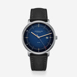 Sternglas "Naos Solar Edition Titanium" Watch in Titanium, Dark Blue Dial