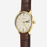 Sternglas "Berlin Automatic" Watch in Gold-Tone Steel, Sepia Dial