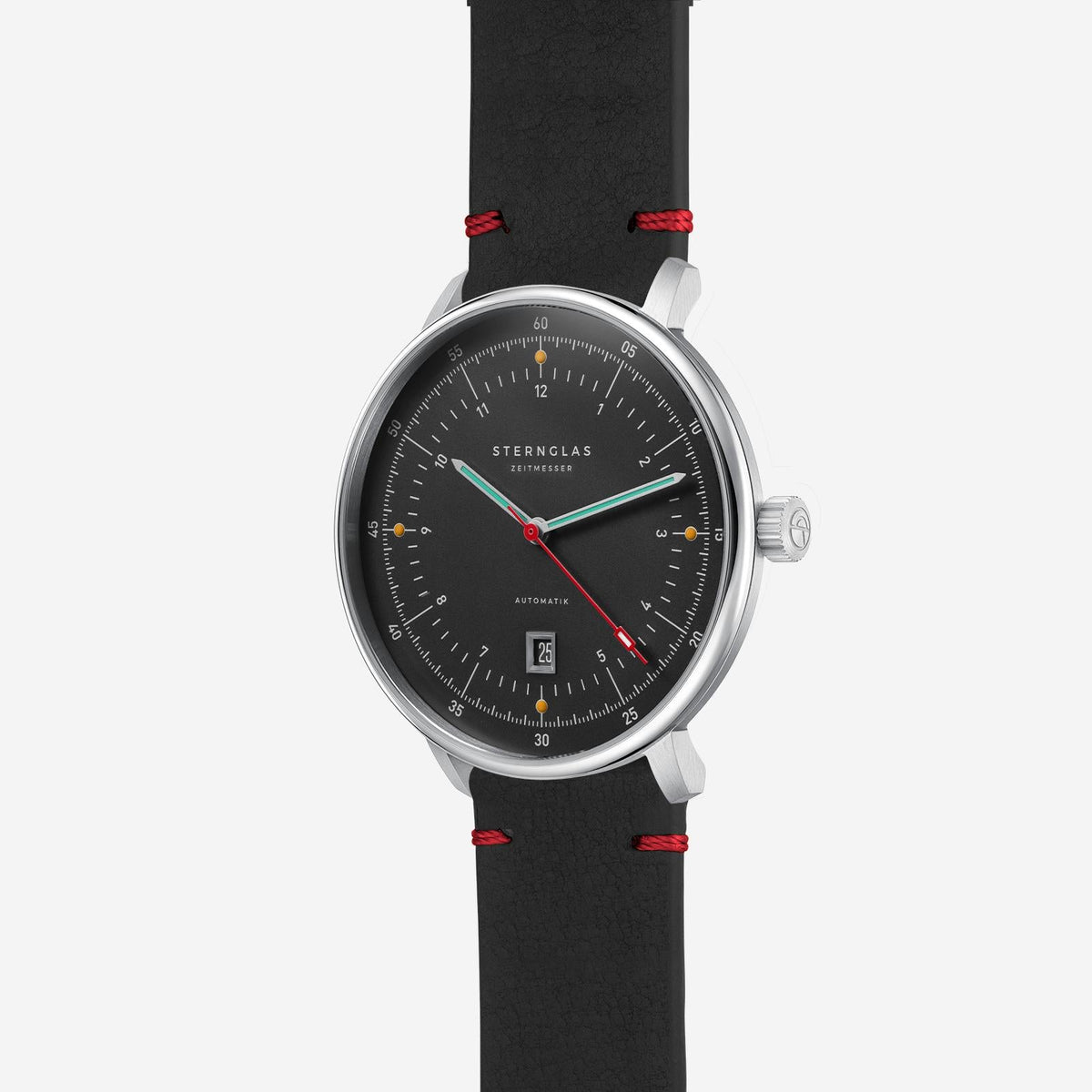 Sternglas "Hamburg Automatic Edition Neuwerk 2.0" Watch in Steel, Storm Grey Dial