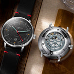Sternglas "Hamburg Automatic Edition Neuwerk 2.0" Watch in Steel, Storm Grey Dial