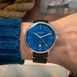 Sternglas "Hamburg Automatic Edition Küste 2.0" Watch in Steel, Dark Blue Dial