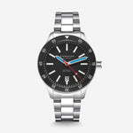 Sternglas "Marus 2.0" Automatic Dive Watch in Stainless Steel, Black Dial