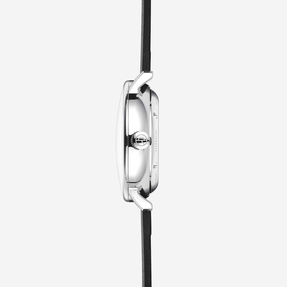Sternglas "Naos Automatic" Watch in Stainless Steel, White and Orange Dial
