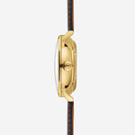 Sternglas "Naos Automatic Edition Heritage" Watch in Gold-Tone Steel, White Dial