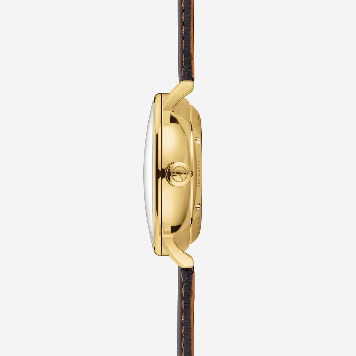 Sternglas "Naos Automatic Edition Heritage" Watch in Gold-Tone Steel, White Dial