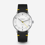 Sternglas "Naos Automatic Edition Bauhaus X" Watch in Steel, Yellow Luminova Dial