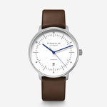 Sternglas "Naos XL Automatic" Watch in Stainless Steel, White Dial
