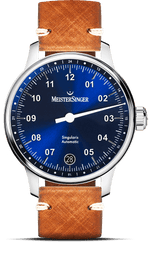 MeisterSinger "Singularis" In-House Automatic in SS, Sunburst Blue Dial