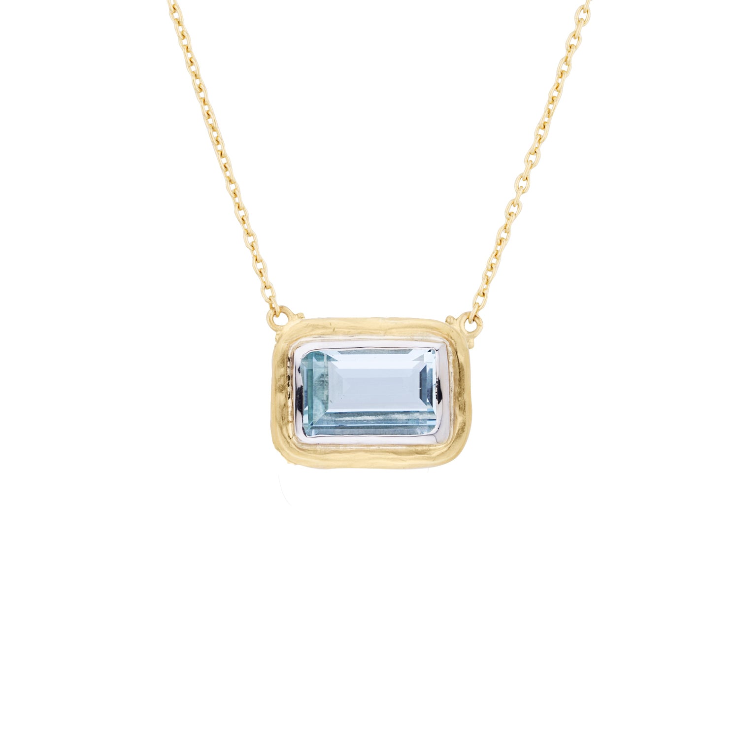 "Santorini" Aquamarine Necklace
