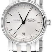 Mühle-Glashütte "Teutonia II Chronometer" Automatic in SS, Silver Dial