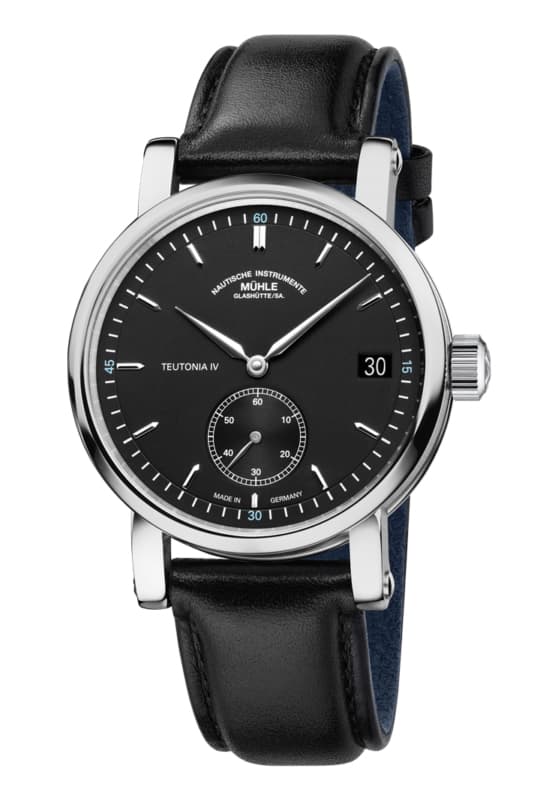 Mühle-Glashütte "Teutonia IV Small Second" Automatic in SS, Dark Dial