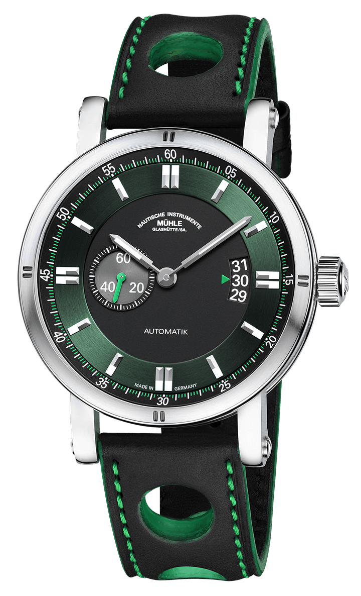 Mühle-Glashütte "Teutonia Sport II Racing Green" Automatic in SS