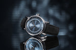 Mühle-Glashütte "Teutonia II Ring Date" Automatic in SS, Grey Blue Dial