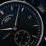 Mühle-Glashütte "Teutonia IV Small Second" Automatic in SS, Dark Dial