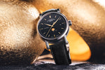 Mühle-Glashütte "Teutonia IV" Moon Phase Automatic in SS, Anthracite Dial