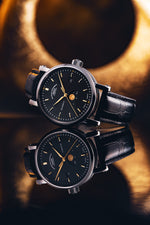Mühle-Glashütte "Teutonia IV" Moon Phase Automatic in SS, Anthracite Dial