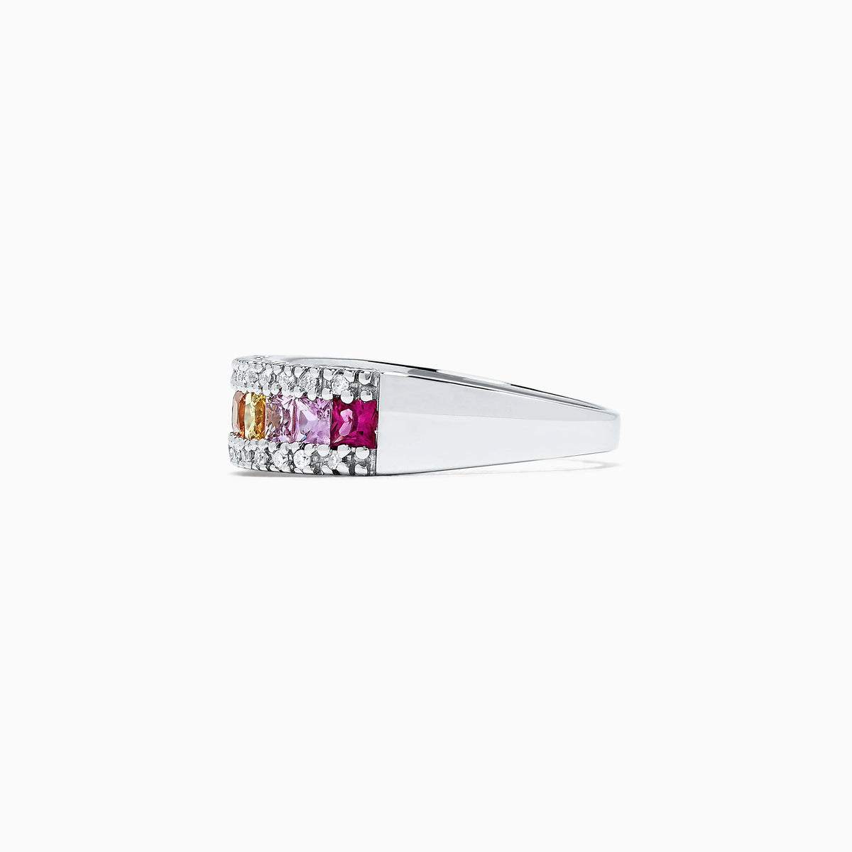 Sapphire & Diamond Ring in 14K White Gold, 1.46 ctw view 4