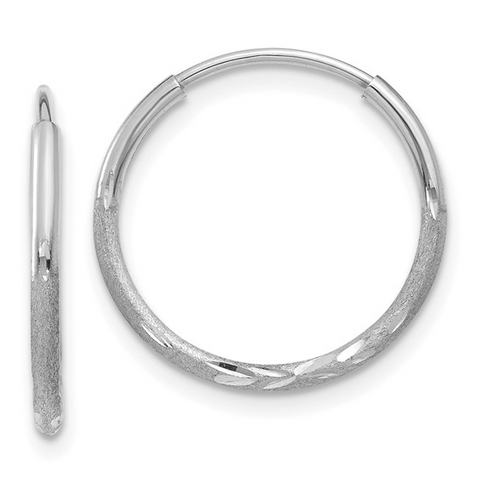 Precious Metal (No Stones) Earring