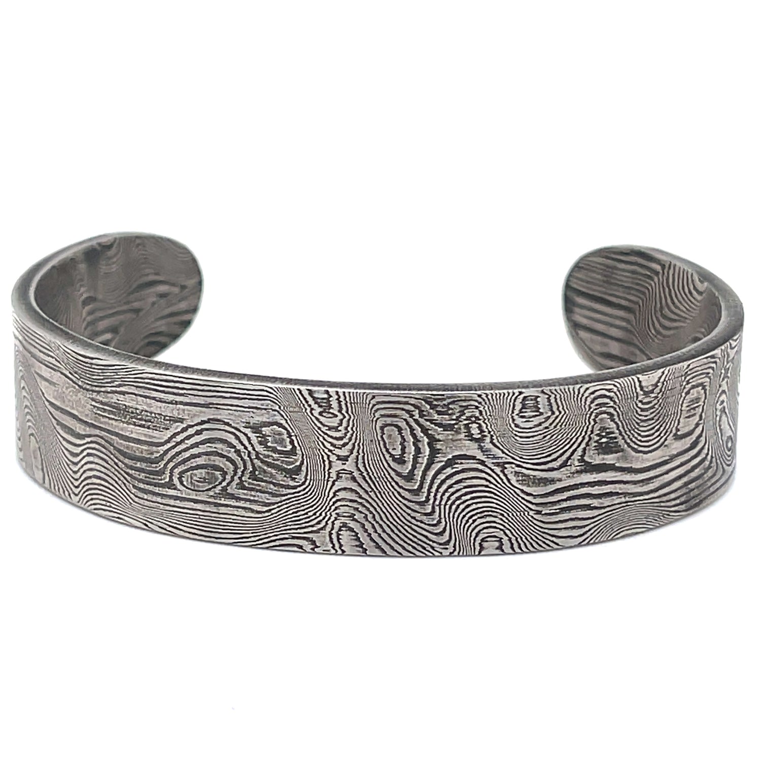 Chris Ploof Designer Thin Damascus Steel Cuff