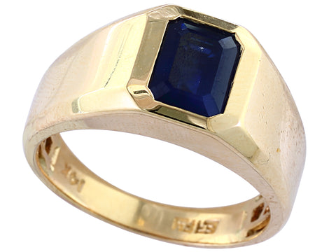Colored Stone Rings - Men'