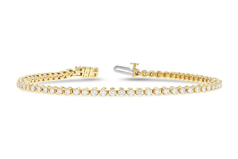 Allison Kaufman 14KY Gold Diamond Tennis Bracelet