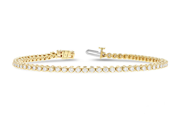 Allison Kaufman 14KY Gold Diamond Tennis Bracelet