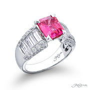 Emerald Cut Pink Sapphire - By JB Star