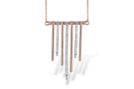 Allison Kaufman Diamond Necklace in 14K Rose Gold, 0.33 ctw (N8158)