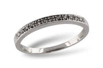 Allison Kaufman Diamond Wedding Band in 14K White Gold, 0.06 ctw (W1714)