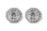 Allison Kaufman Diamond Earrings in 14K White Gold, 0.20 ctw (E1296)