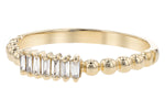 Allison Kaufman Baguette Diamond Ring in 14K Yellow Gold, 0.10 ctw, alternate view