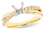 Allison Kaufman Diamond Wedding Band in 14K Yellow Gold, 0.32 ctw (L7833)