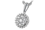 Allison Kaufman Diamond Necklace in 14K White Gold, 0.33 ctw, alternate view