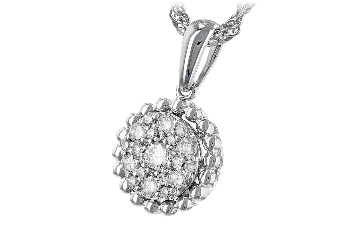 Allison Kaufman Diamond Necklace in 14K White Gold, 0.33 ctw, alternate view