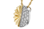 Allison Kaufman Diamond Necklace in 14K Yellow & White Gold, 0.50 ctw (N8700), alternate view