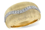 Allison Kaufman Diamond Ring in 14K Yellow & White Gold, 0.26 ctw