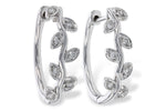 Allison Kaufman Diamond Earrings in 14K White Gold, 0.25 ctw (E2274)