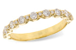 Allison Kaufman Diamond Wedding Band in 14K Yellow Gold, 0.50 ctw (W2573)