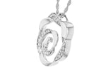 Allison Kaufman Diamond Necklace in 14K White Gold, 0.20 ctw (N8399), alternate view