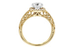 Allison Kaufman Diamond Engagement Ring Semi-Mount in 14K Yellow Gold, 0.16 ctw (L7718), alternate view