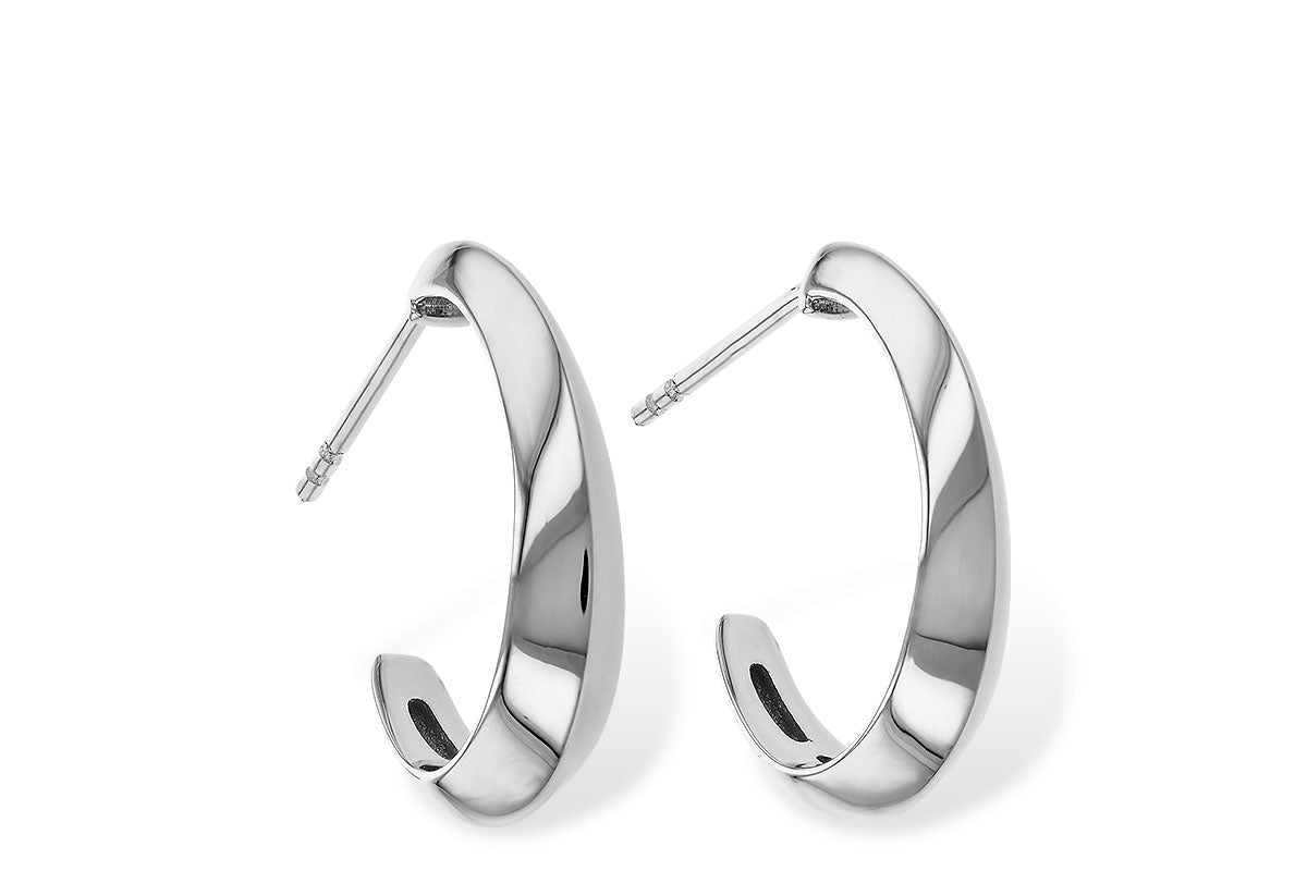 Allison Kaufman Gold Earrings in 14K White Gold (E2264)